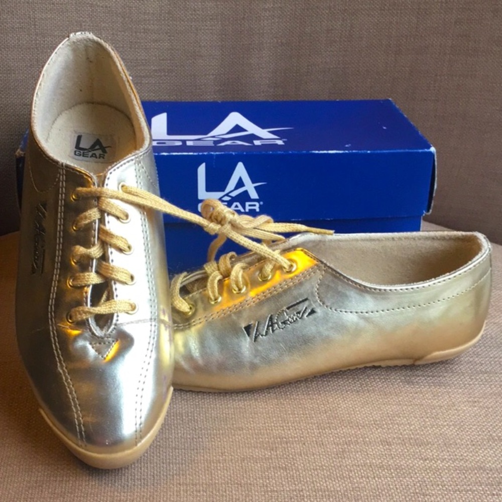 Rare ‘93 LAGear Mylar DiscoJazzy Blues Shoes